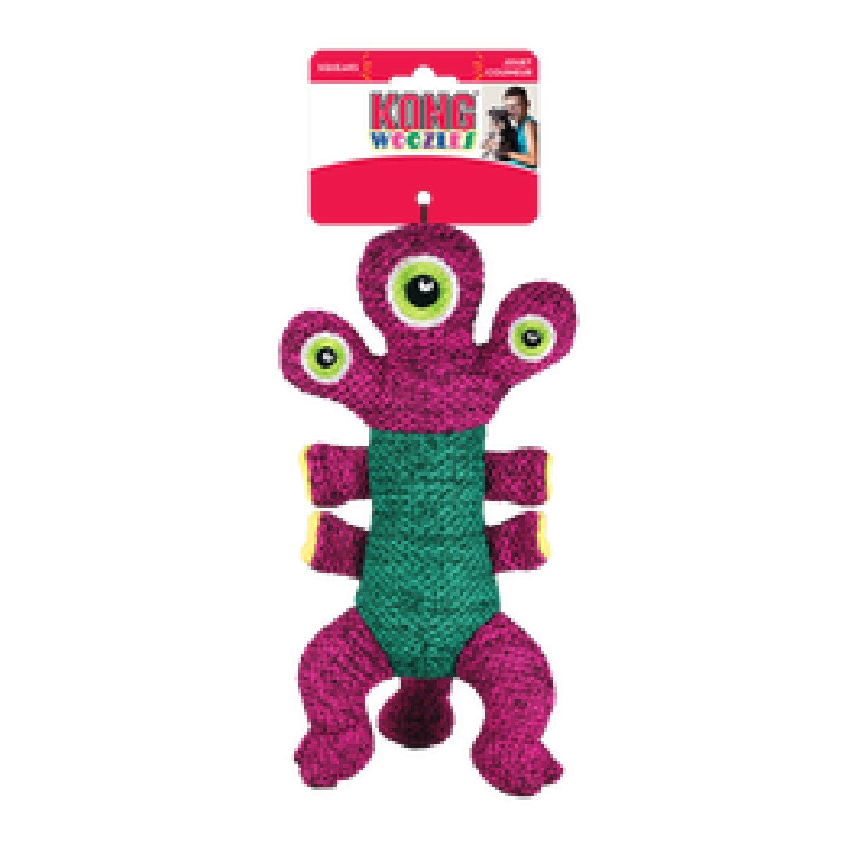 Kong Woozles Pink Medium