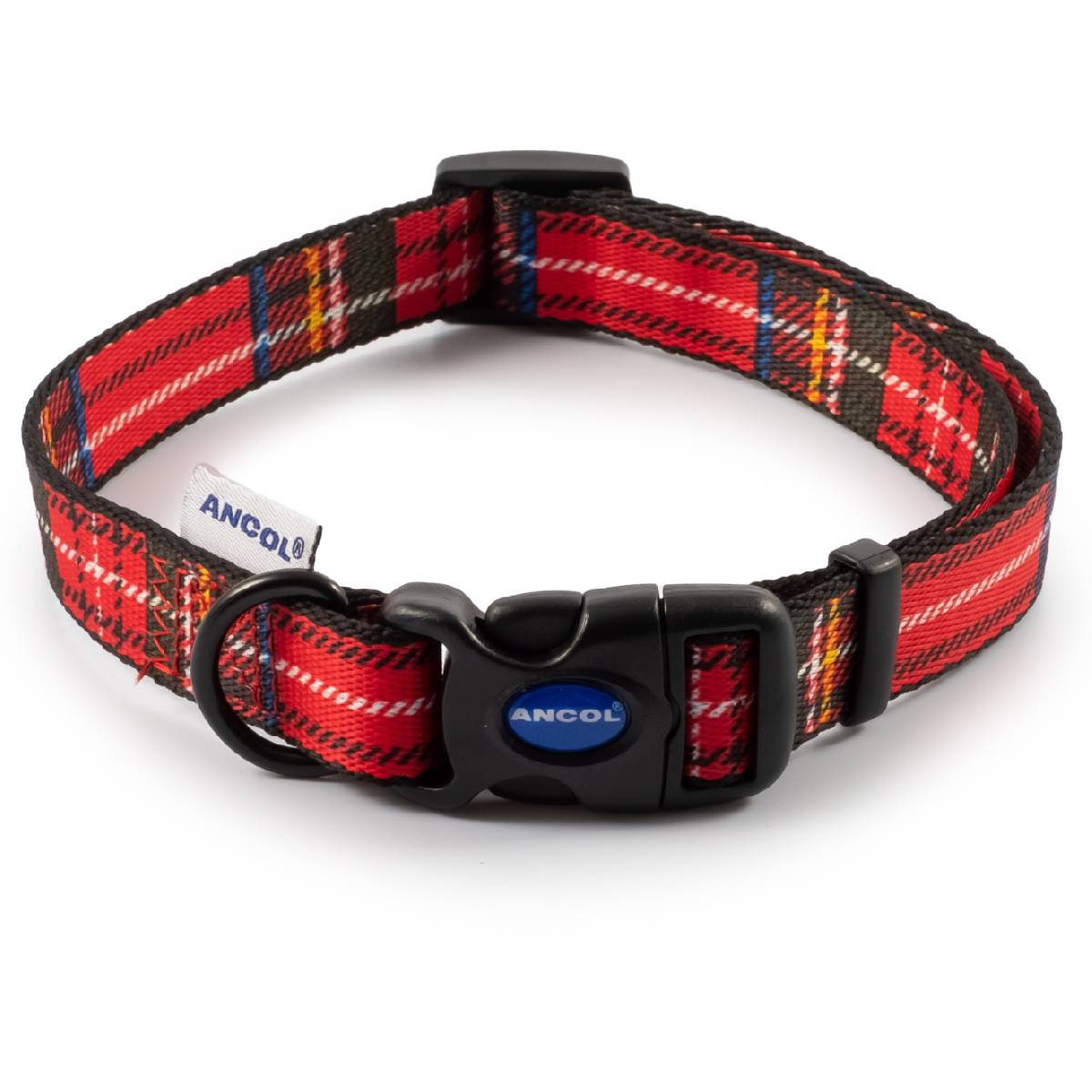 Ancol Red Tartan Collar